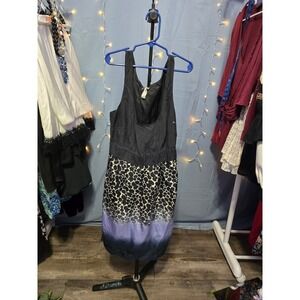 Maeve Anthropologie‎ Silk Sleeveless Ombre Spotted Artsy Dress Size XS